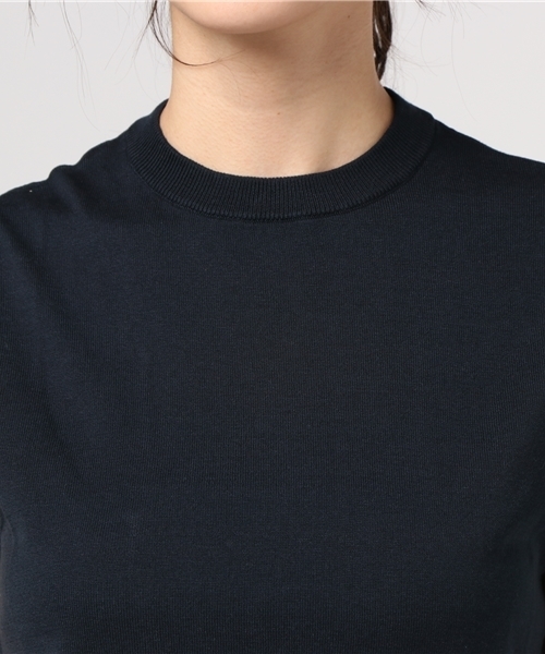 ENFOLD（エンフォルド）の「シルクコットン T/T（ニット/セーター・レディース・ブルー/ダークグリーン/ネイビー・38/36）」の7枚目の写真