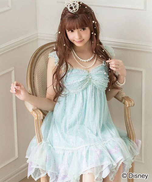 Secret Honey シークレットハニー の Disney ディズニー 人魚姫 ワンピース アリエルver ワンピース Wear
