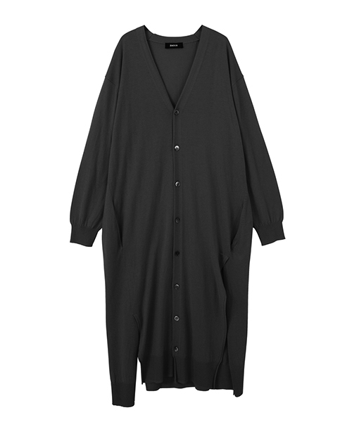 ZUCCa（ズッカ）の「ウールレーヨンセーター（カーディガン/ボレロ・レディース・マスタード/ブラック/カーキ/ライトグレー・M/M size）」の2枚目の写真