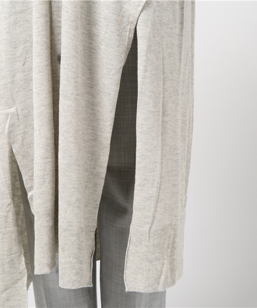 ZUCCa（ズッカ）の「ウールレーヨンセーター（カーディガン/ボレロ・レディース・マスタード/ブラック/カーキ/ライトグレー・M/M size）」の13枚目の写真