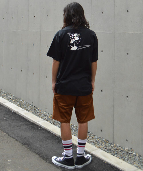 SURF/BRAND（サーフブランド）の「【Fine最新号掲載】SURF/BRAND サーフブランド Disney/ディズニー MICKEY NO.3 SURB18ST1-05DS（Tシャツ/カットソー・メンズ・ホワイト/ブラック・XL/M/L/S）」の10枚目の写真
