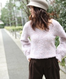 Andemiu | ブークレーニットプルオーバー776546(ニット/セーター)