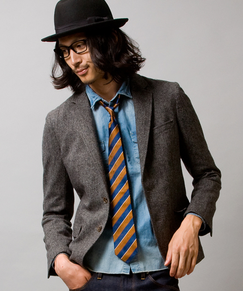 BEAUTY&YOUTH UNITED ARROWS(ビューティーアンドユースユナイテッドアローズ)の「by ∴ ホームスパン 2ボタン ジャケット(テーラードジャケット・メンズ・ブラック/ダークグレー・SMALL/MEDIUM/LARGE/X-LARGE)」の2枚目の写真
