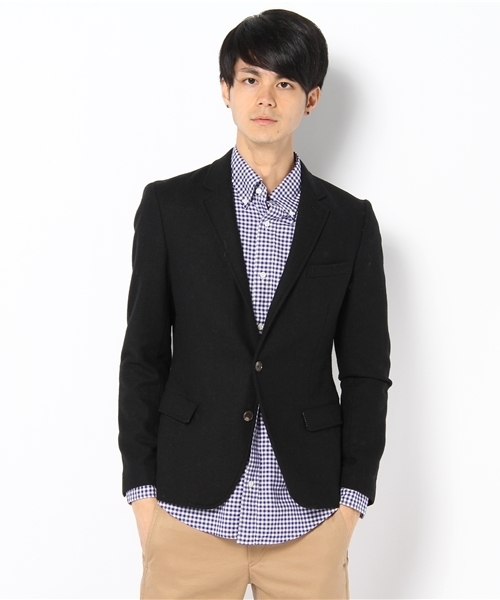 BEAUTY&YOUTH UNITED ARROWS(ビューティーアンドユースユナイテッドアローズ)の「by ∴ ホームスパン 2ボタン ジャケット(テーラードジャケット・メンズ・ブラック/ダークグレー・SMALL/MEDIUM/LARGE/X-LARGE)」の12枚目の写真