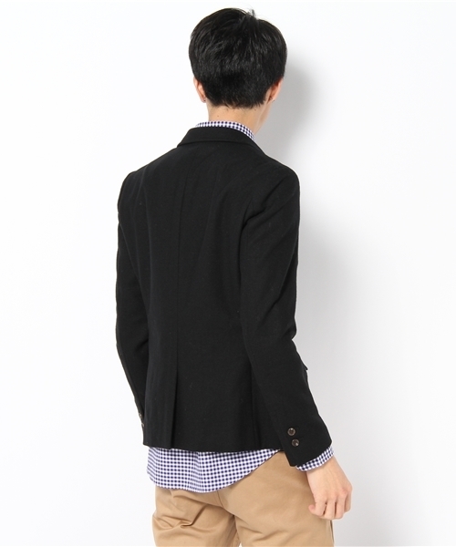 BEAUTY&YOUTH UNITED ARROWS(ビューティーアンドユースユナイテッドアローズ)の「by ∴ ホームスパン 2ボタン ジャケット(テーラードジャケット・メンズ・ブラック/ダークグレー・SMALL/MEDIUM/LARGE/X-LARGE)」の14枚目の写真
