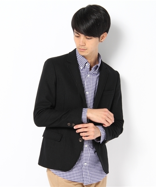BEAUTY&YOUTH UNITED ARROWS(ビューティーアンドユースユナイテッドアローズ)の「by ∴ ホームスパン 2ボタン ジャケット(テーラードジャケット・メンズ・ブラック/ダークグレー・SMALL/MEDIUM/LARGE/X-LARGE)」の15枚目の写真