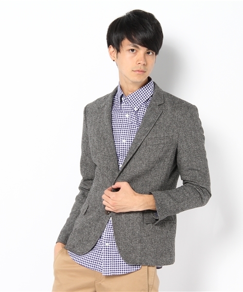 BEAUTY&YOUTH UNITED ARROWS(ビューティーアンドユースユナイテッドアローズ)の「by ∴ ホームスパン 2ボタン ジャケット(テーラードジャケット・メンズ・ブラック/ダークグレー・SMALL/MEDIUM/LARGE/X-LARGE)」の21枚目の写真