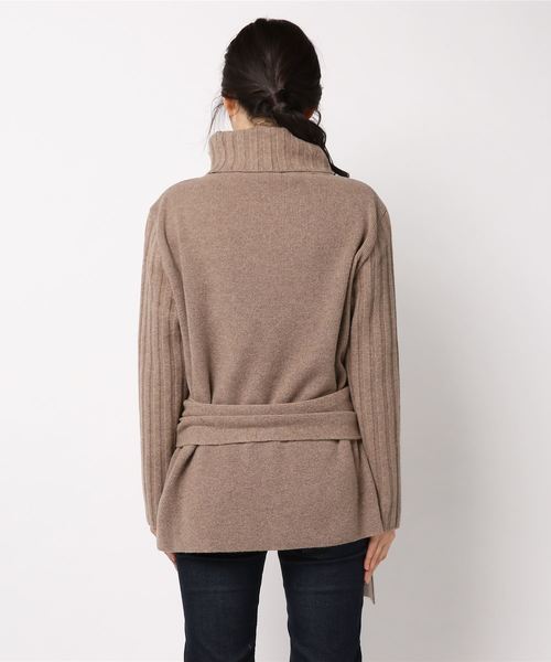 STUDIOUS(ステュディオス)の「【WRAPINKNOT】別注ウエストマークTOPS(Tシャツ/カットソー・レディース・ブラウン/ブラック・0)」の3枚目の写真