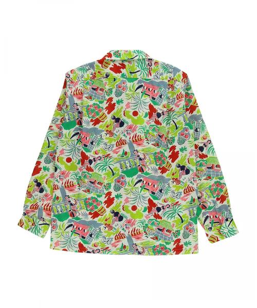 HAVERSACK（ハバーザック）の「＜Haversack（ハバーサック）＞ TROPICAL BLSN（ブルゾン・メンズ・ピンク・LARGE/MEDIUM）」の2枚目の写真