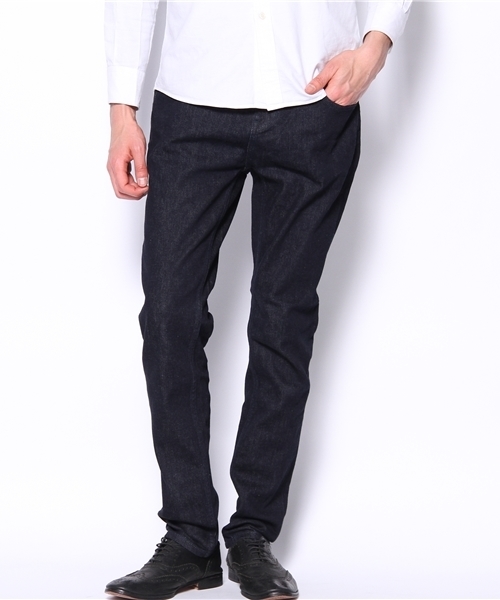 MIDWEST（ミッドウエスト）の「DIET  BUTCHER  SLIM  SKIN ルーズスキニーストレｰトデニム（デニムパンツ・メンズ・ブラック/ダークブルー/ホワイト・1/2/3）」の3枚目の写真