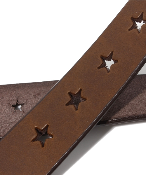 green label relaxing（グリーンレーベルリラクシング）の「STAR HOLEベルト（ベルト・メンズ・ホワイト/ブラック/ダークブラウン/レッド/イエロー/ネイビー・MEDIUM/LARGE/X-LARGE）」の8枚目の写真