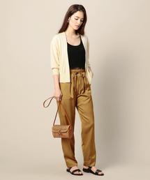 BEAUTY&amp;YOUTH UNITED ARROWS - TAN シアーコットンボレロ TAN＞セーラーカラーニットカーディガン -2WAY- （カーディガン