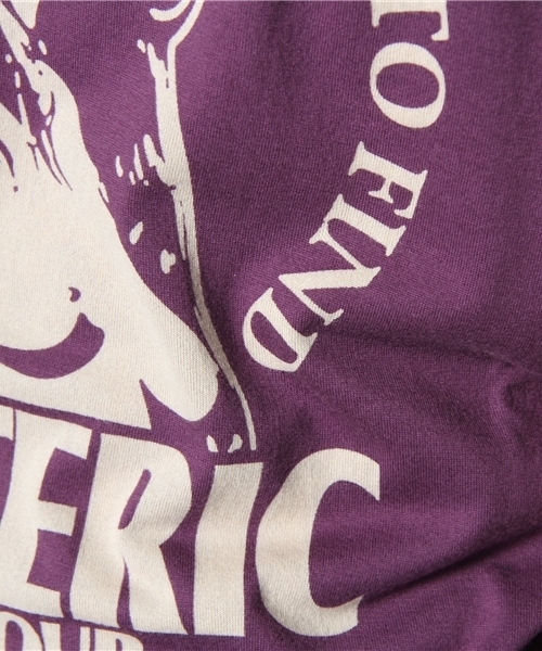 HYSTERIC GLAMOUR(ヒステリックグラマー)の「GOOD TIMES pt T-SH(Tシャツ/カットソー・メンズ・ホワイト/パープル/ブラック・SMALL/MEDIUM/LARGE)」の10枚目の写真