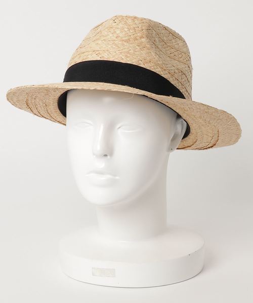 salle de bal（サルデバル）の「∴ラフィアハット / つば広帽 中折れ（ハット・レディース・グレー/ナチュラル/キャメル/オレンジ/ブラック・FREE）」の10枚目の写真