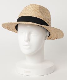 salle de bal | ラフィアつば広中折れ(ハット)