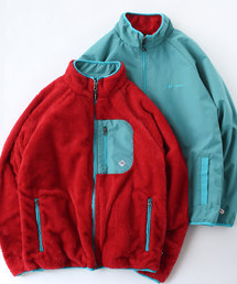 gym master | リバーシブル ボアxタスロンスタンドジャケット(ブルゾン)