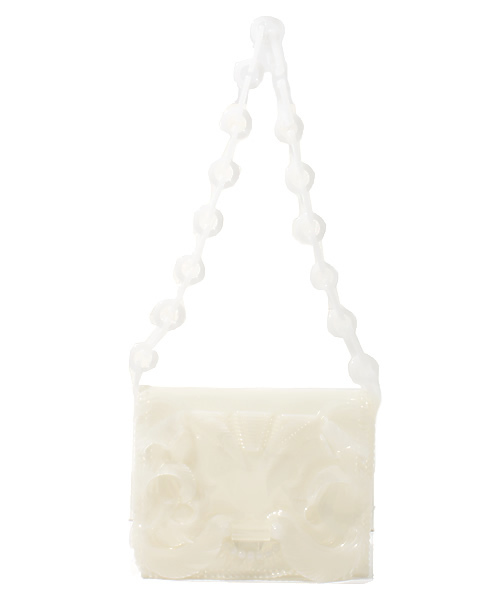 mame（マメ）の「MM13AW-AC073（ショルダーバッグ・レディース・ブラック/ホワイト/ピンク/クリア・1）」の2枚目の写真