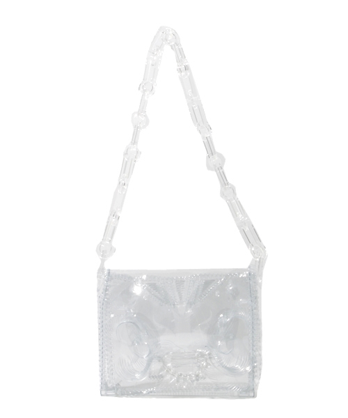 mame（マメ）の「MM13AW-AC073（ショルダーバッグ・レディース・ブラック/ホワイト/ピンク/クリア・1）」の4枚目の写真