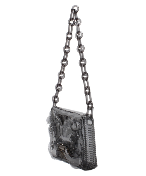 mame（マメ）の「MM13AW-AC073（ショルダーバッグ・レディース・ブラック/ホワイト/ピンク/クリア・1）」の6枚目の写真