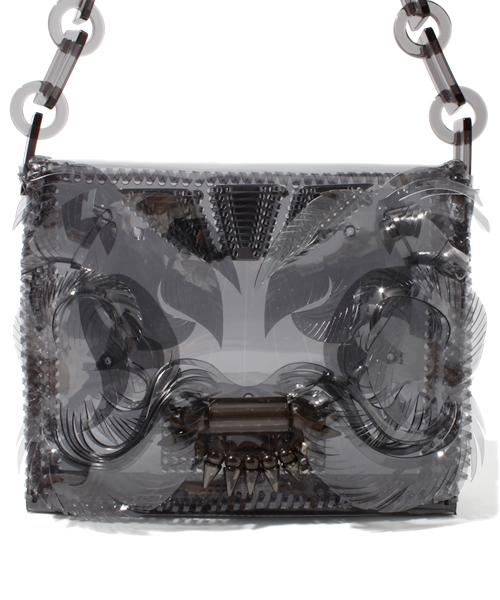 mame（マメ）の「MM13AW-AC073（ショルダーバッグ・レディース・ブラック/ホワイト/ピンク/クリア・1）」の9枚目の写真