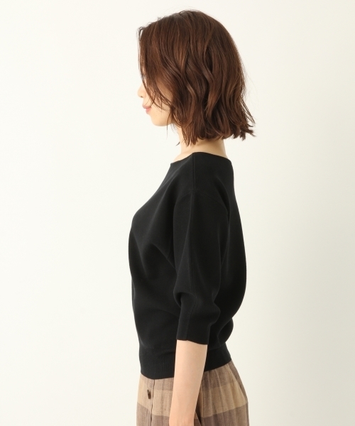 A part by（アパートバイ）の「14GCソウバリパフ5S　800690（ニット/セーター・レディース・ホワイト/ブラック/ベージュ/ボルドー・FREE）」の11枚目の写真