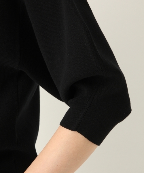 A part by（アパートバイ）の「14GCソウバリパフ5S　800690（ニット/セーター・レディース・ホワイト/ブラック/ベージュ/ボルドー・FREE）」の15枚目の写真