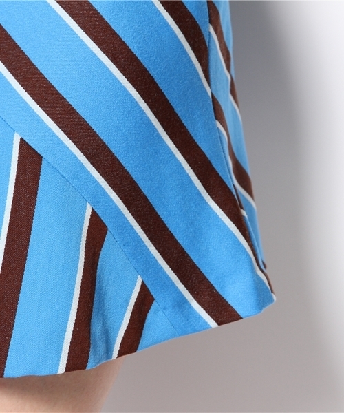 Another Edition（アナザーエディション）の「NYN REGIME ST フレアー SK（スカート・レディース・ワインレッド/ターコイズブルー・SMALL/MEDIUM）」の9枚目の写真