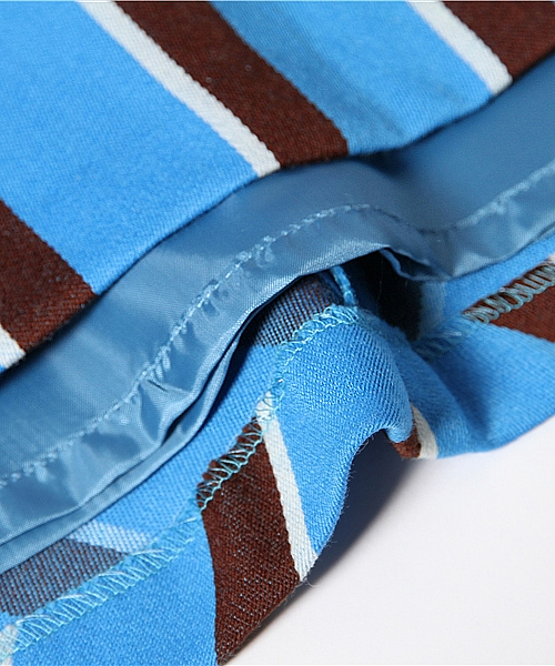 Another Edition（アナザーエディション）の「NYN REGIME ST フレアー SK（スカート・レディース・ワインレッド/ターコイズブルー・SMALL/MEDIUM）」の11枚目の写真