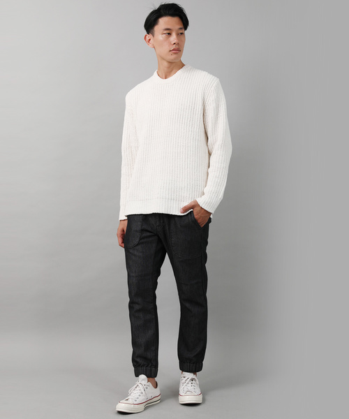 Kafika（カフィカ）の「【kafika】日本製ストレッチスウェットジョガーパンツ（その他パンツ・メンズ・ブラック/インディゴブルー/グレー・S/M/L/XL）」の12枚目の写真