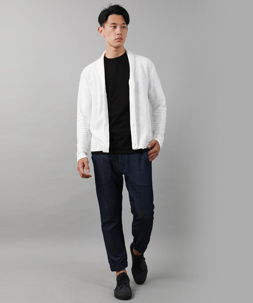 Kafika（カフィカ）の「【kafika】日本製ストレッチスウェットジョガーパンツ（その他パンツ・メンズ・ブラック/インディゴブルー/グレー・S/M/L/XL）」の16枚目の写真