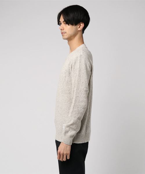Ranch standard(ランチスタンダード)の「【Ranch standard】 RA18-103 ネップ アムンゼンニット(ニット/セーター・メンズ・ブラック/ブラウン/ナチュラル・2/3)」の5枚目の写真