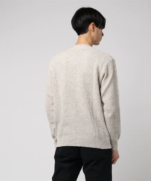 Ranch standard(ランチスタンダード)の「【Ranch standard】 RA18-103 ネップ アムンゼンニット(ニット/セーター・メンズ・ブラック/ブラウン/ナチュラル・2/3)」の4枚目の写真