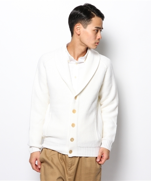 EDIFICE（エディフィス）の「◇Meliuoラーベンショール カーディガン（カーディガン/ボレロ・メンズ・ブルー系その他/ネイビー/キャメル/チャコールグレー/ブラック/アイボリー・44/46/48/50）」の2枚目の写真