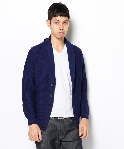 EDIFICE（エディフィス）の「◇Meliuoラーベンショール カーディガン（カーディガン/ボレロ・メンズ・ブルー系その他/ネイビー/キャメル/チャコールグレー/ブラック/アイボリー・44/46/48/50）」の11枚目の写真