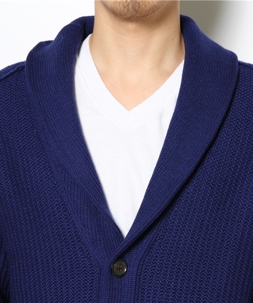 EDIFICE（エディフィス）の「◇Meliuoラーベンショール カーディガン（カーディガン/ボレロ・メンズ・ブルー系その他/ネイビー/キャメル/チャコールグレー/ブラック/アイボリー・44/46/48/50）」の12枚目の写真