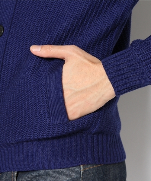 EDIFICE（エディフィス）の「◇Meliuoラーベンショール カーディガン（カーディガン/ボレロ・メンズ・ブルー系その他/ネイビー/キャメル/チャコールグレー/ブラック/アイボリー・44/46/48/50）」の13枚目の写真