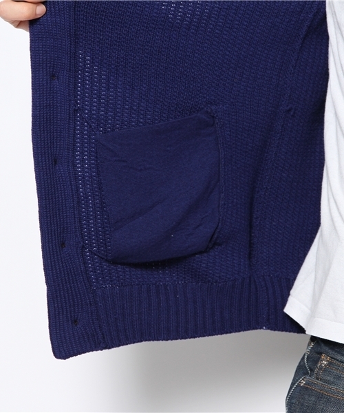 EDIFICE（エディフィス）の「◇Meliuoラーベンショール カーディガン（カーディガン/ボレロ・メンズ・ブルー系その他/ネイビー/キャメル/チャコールグレー/ブラック/アイボリー・44/46/48/50）」の14枚目の写真