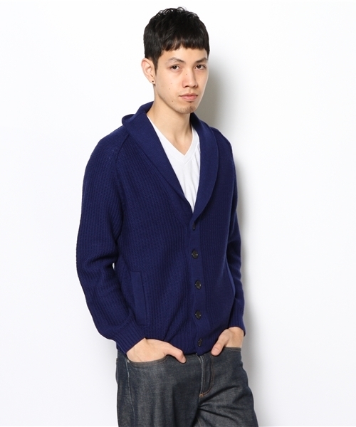 EDIFICE（エディフィス）の「◇Meliuoラーベンショール カーディガン（カーディガン/ボレロ・メンズ・ブルー系その他/ネイビー/キャメル/チャコールグレー/ブラック/アイボリー・44/46/48/50）」の17枚目の写真