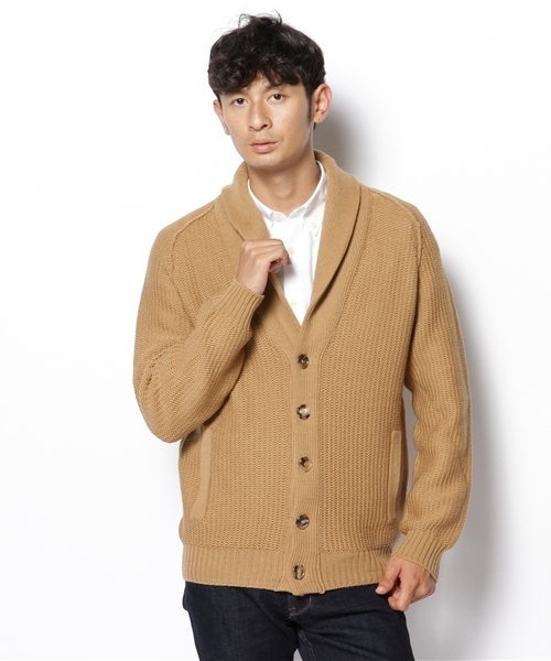 EDIFICE（エディフィス）の「◇Meliuoラーベンショール カーディガン（カーディガン/ボレロ・メンズ・ブルー系その他/ネイビー/キャメル/チャコールグレー/ブラック/アイボリー・44/46/48/50）」の18枚目の写真