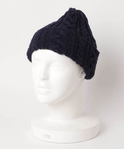 HIGHLAND 2000（ハイランドトゥーサウザンド）の「HIGHLAND2000(ハイランド2000)ALPACA BOB CAP ボブキャップ（ニットキャップ/ビーニー・レディース・チャコールグレー/ライトグレー/ブラック/ダークグリーン/ネイビー/オレンジ/キャメル・FREE）」の6枚目の写真