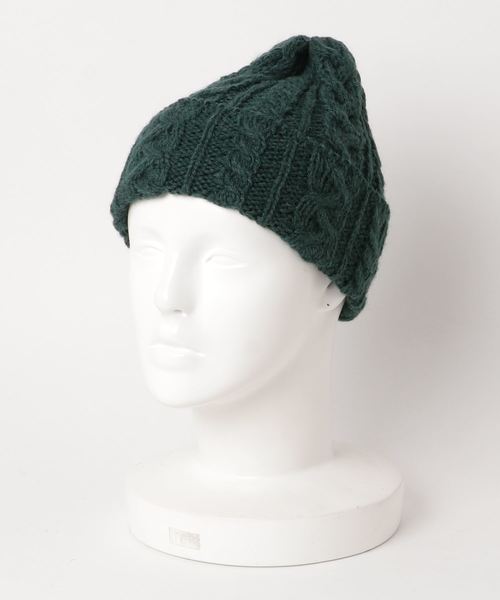 HIGHLAND 2000（ハイランドトゥーサウザンド）の「HIGHLAND2000(ハイランド2000)ALPACA BOB CAP ボブキャップ（ニットキャップ/ビーニー・レディース・チャコールグレー/ライトグレー/ブラック/ダークグリーン/ネイビー/オレンジ/キャメル・FREE）」の5枚目の写真