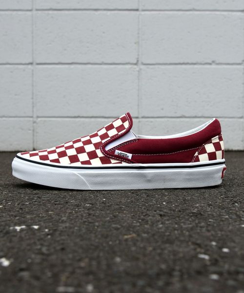 VANS（バンズ）の「VANS: 【エクスクルーシブ】 UA CLASSIC SLIP-ON（スリッポン・メンズ・ライトブルー/ワイン・8/8.5/9/9.5/10/11）」の8枚目の写真