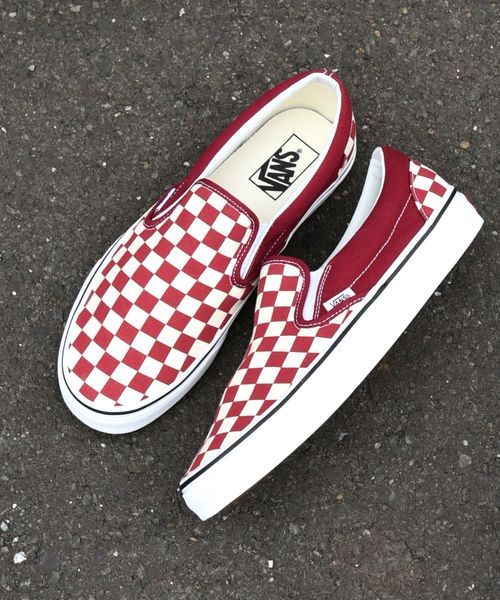 VANS（バンズ）の「VANS: 【エクスクルーシブ】 UA CLASSIC SLIP-ON（スリッポン・メンズ・ライトブルー/ワイン・8/8.5/9/9.5/10/11）」の9枚目の写真