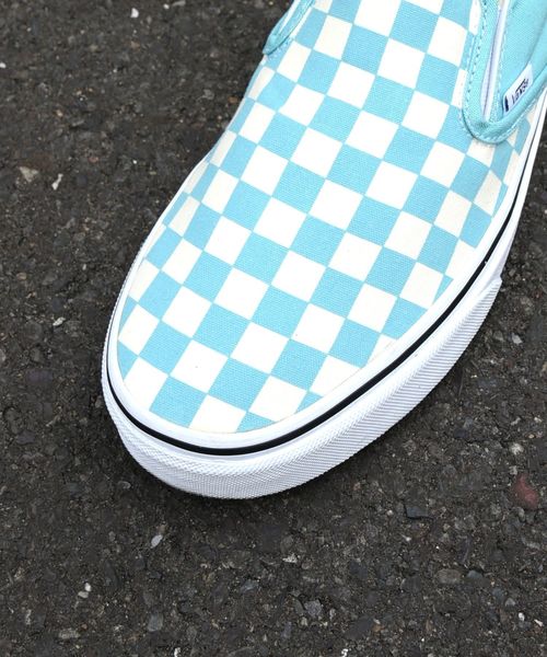 VANS（バンズ）の「VANS: 【エクスクルーシブ】 UA CLASSIC SLIP-ON（スリッポン・メンズ・ライトブルー/ワイン・8/8.5/9/9.5/10/11）」の10枚目の写真