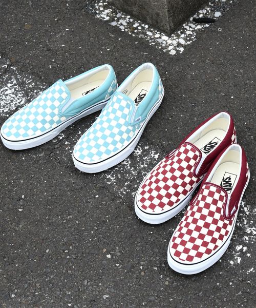 VANS（バンズ）の「VANS: 【エクスクルーシブ】 UA CLASSIC SLIP-ON（スリッポン・メンズ・ライトブルー/ワイン・8/8.5/9/9.5/10/11）」の20枚目の写真