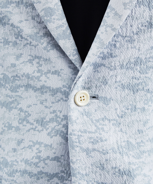 5351 POUR LES HOMMES(ゴーサンゴーイチプールオム)の「【セットアップ対応】デジタルカモフラージュ ノッチドラペル ジャケット(テーラードジャケット・メンズ・ブラック/オフホワイト・44/46/48)」の11枚目の写真