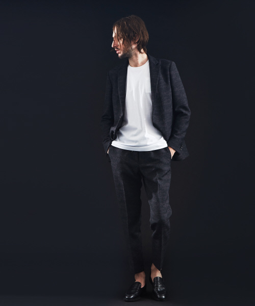 5351 POUR LES HOMMES(ゴーサンゴーイチプールオム)の「【セットアップ対応】デジタルカモフラージュ ノッチドラペル ジャケット(テーラードジャケット・メンズ・ブラック/オフホワイト・44/46/48)」の16枚目の写真