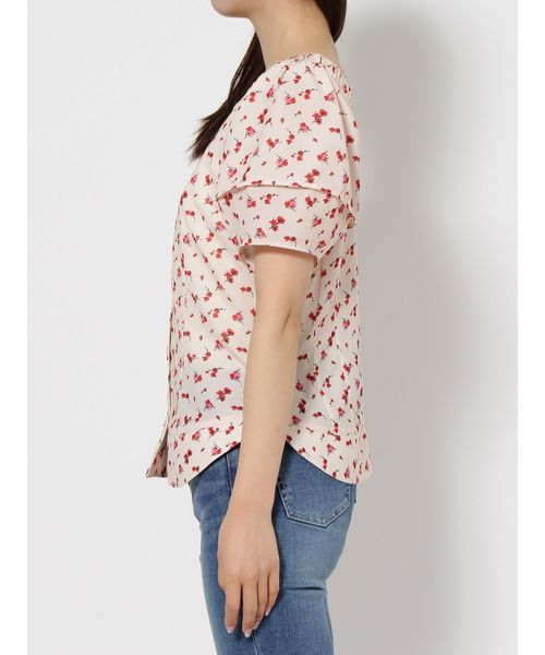 dazzlin（ダズリン）の「おはなプリントブラウス（シャツ/ブラウス・レディース・オフホワイト/ブラック・SMALL/MEDIUM）」の22枚目の写真