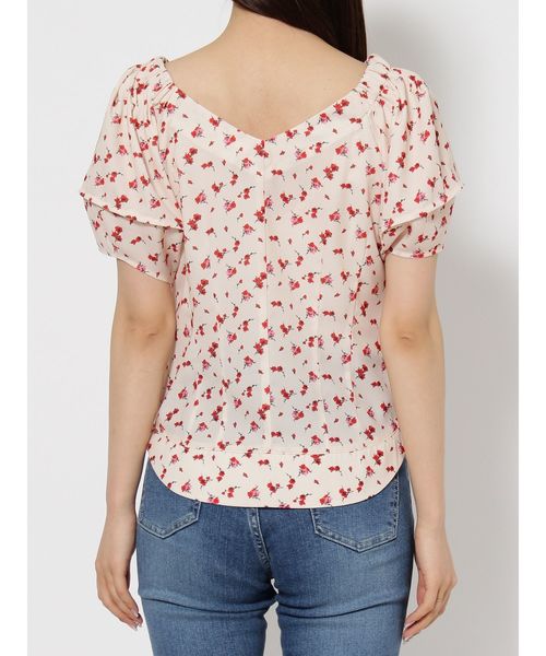 dazzlin（ダズリン）の「おはなプリントブラウス（シャツ/ブラウス・レディース・オフホワイト/ブラック・SMALL/MEDIUM）」の18枚目の写真