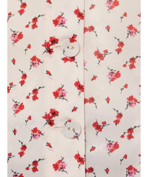 dazzlin（ダズリン）の「おはなプリントブラウス（シャツ/ブラウス・レディース・オフホワイト/ブラック・SMALL/MEDIUM）」の6枚目の写真